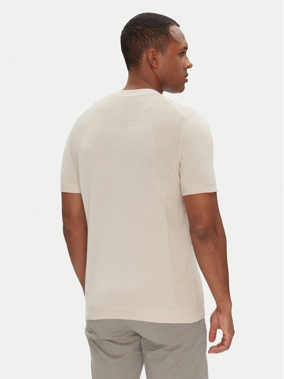BOSS BOSS Футболка Momentum 50520683 Бежевий Regular Fit