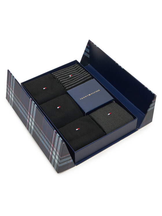 Tommy Hilfiger Dlouhé ponožky Tommy Hilfiger 701241156 Černá