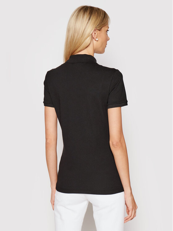 Lacoste Lacoste Polo marškinėliai PF5462 Juoda Slim Fit