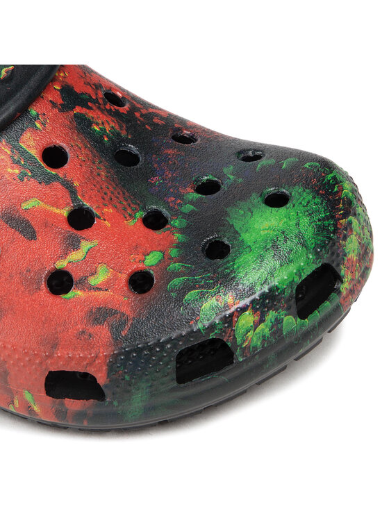 Crocs Natikači Crocs Classic Cyber Beach Clog 207858 Pisana