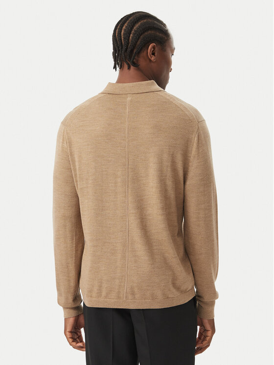 Calvin Klein Calvin Klein Polo LV04LD319G Marrón claro Regular Fit