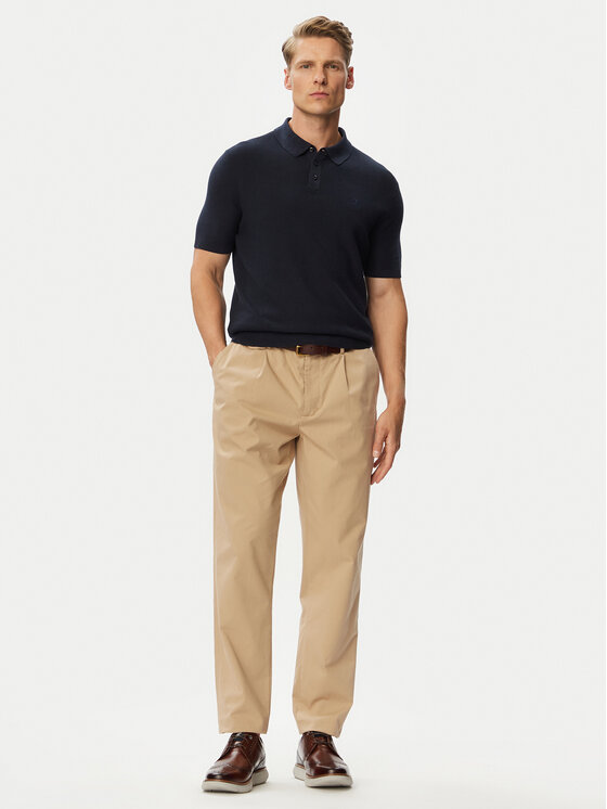 Beverly Hills Polo Club Beverly Hills Polo Club Polo P-SS26M-M7280NVY Azul marino Regular Fit