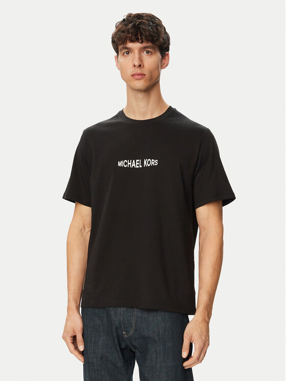 MICHAEL Michael Kors MICHAEL Michael Kors Camiseta CF6535WFV4 Negro Regular Fit
