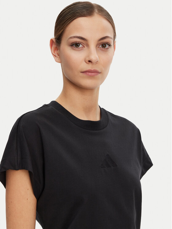 adidas adidas Футболка ALL SZN JJ1235 Чорний Regular Fit