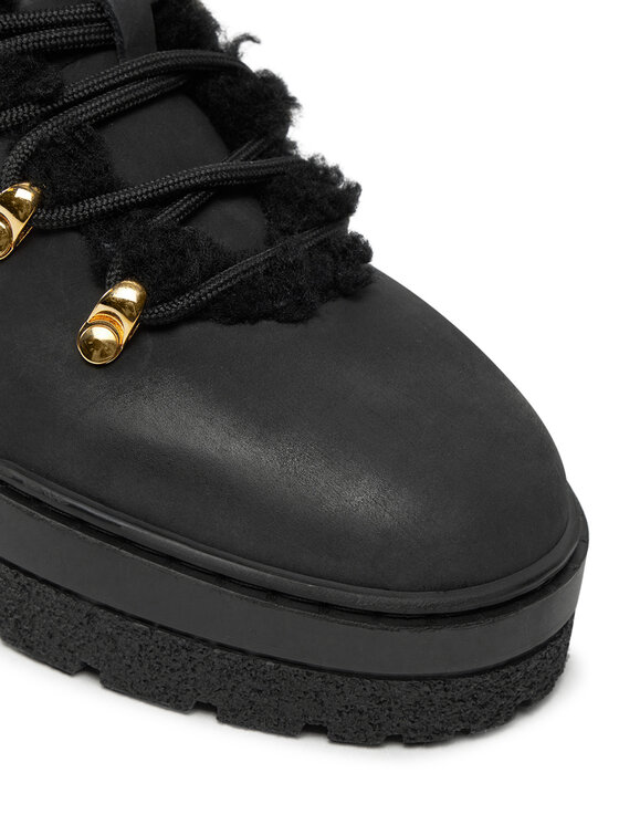 Pollini Зимни обувки Pollini SA21254H0LTOA00A Черен
