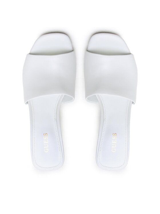 Guess Şlapi Guess Yella FL6YEL LEA03 Alb