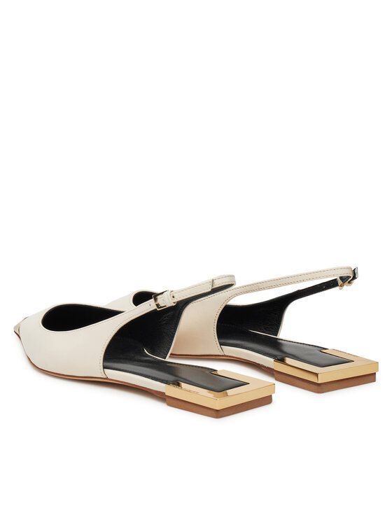 Elisabetta Franchi Балетки Elisabetta Franchi SA-07L-51E2 Écru