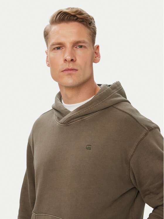 G-STAR G-Star Raw Pulóver Unit D30662 D969 Sötétbarna Regular Fit