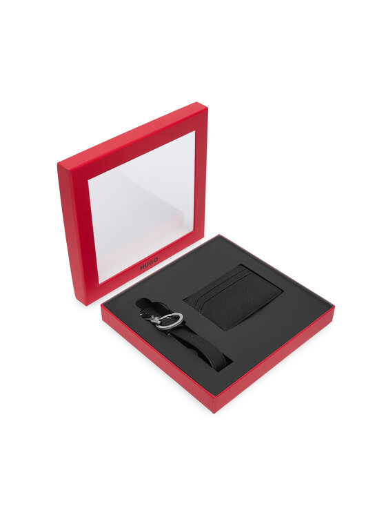 HUGO Poklon set HUGO GBHM Key Chain&C.Case 50573603 Crna
