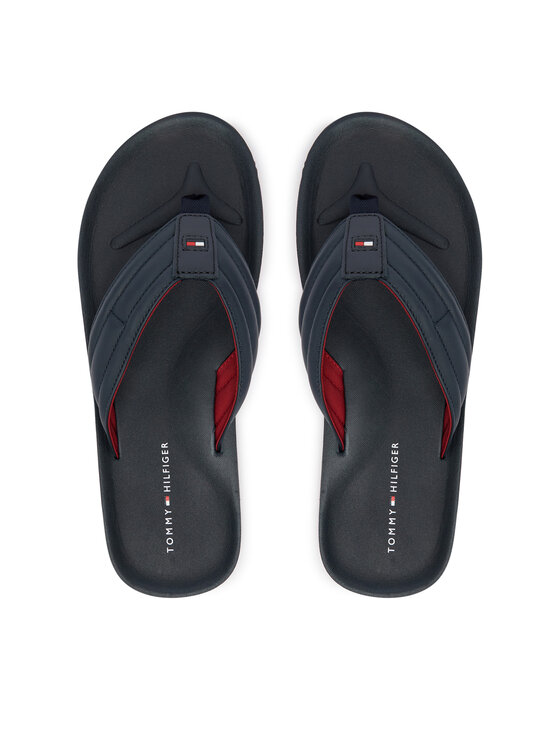 Tommy Hilfiger Σαγιονάρες Tommy Hilfiger Hilfiger Padded Beach Sandal FM0FM05801 Σκούρο μπλε