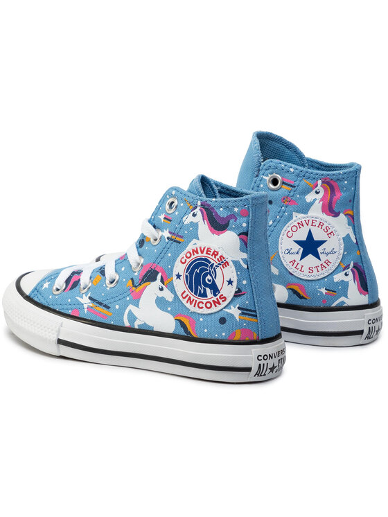Converse Modne superge Converse Ctas Hi Light Blue 665472C Modra