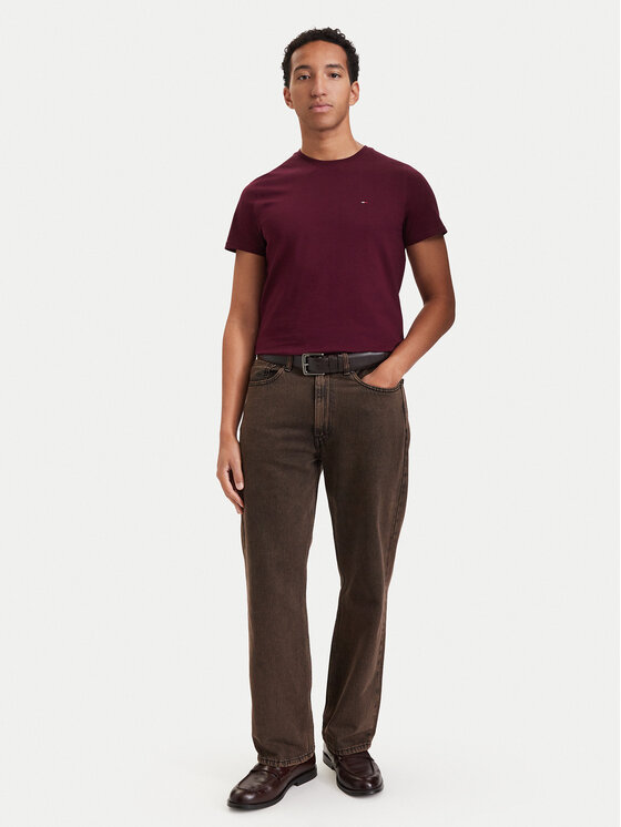 Tommy Jeans Tommy Jeans Camiseta DM0DM04411 Violeta Slim Fit