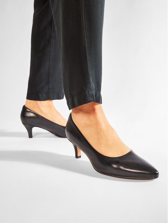 Clarks Polobotky Clarks Linvale Jerica 261372084 Černá