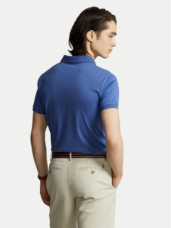 Polo Ralph Lauren Polo Ralph Lauren Поло 710713130008 Голубий Custom Slim Fit