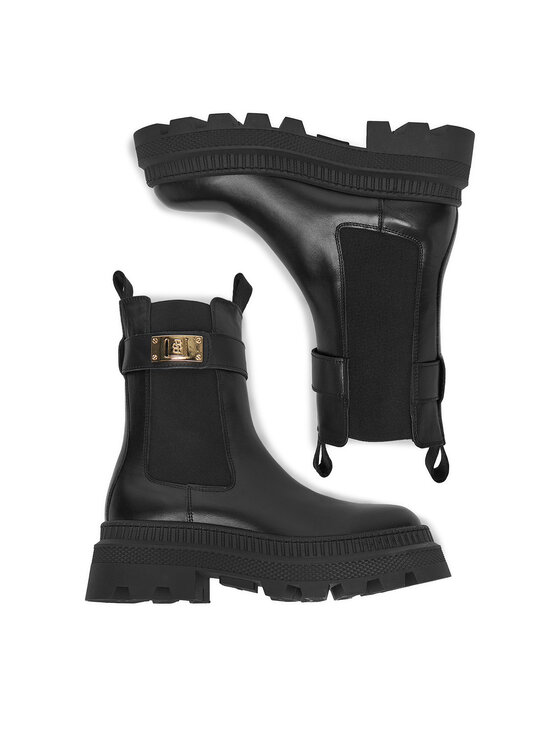 Badura Členková obuv s elastickým prvkom Badura EO-BRIAR-40803 Čierna