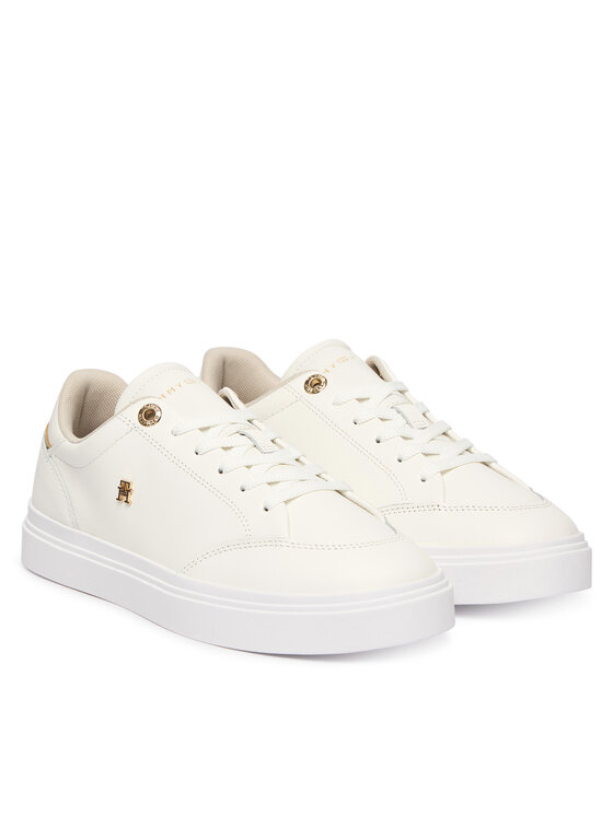 Tommy Hilfiger Zapatillas Tommy Hilfiger Th Chic Cupsole FW0FW09106 Écru
