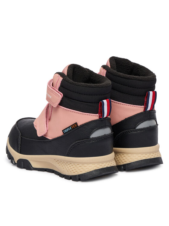 Tommy Hilfiger Sniego batai Tommy Hilfiger Velcro Bootie T1A5-34048-1592 M Juoda