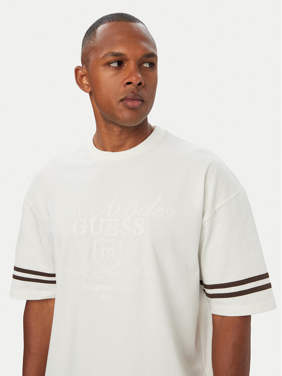 Guess Guess Футболка Z6YI18 K5005 Кремовий Regular Fit