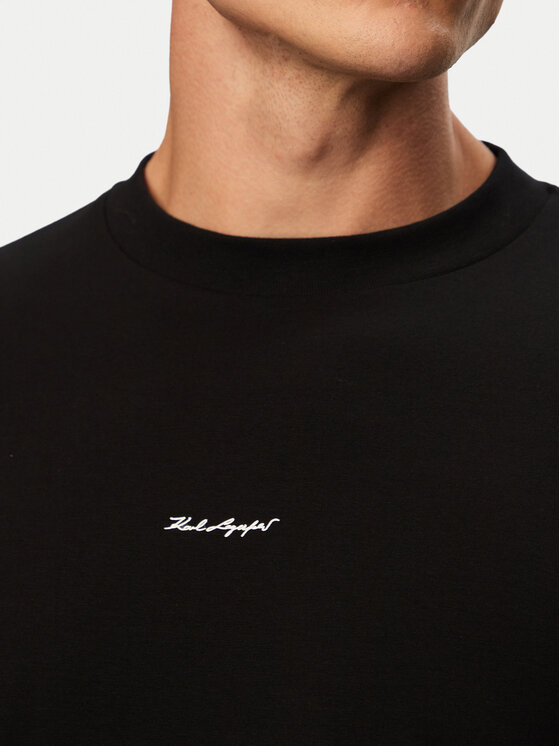 KARL LAGERFELD KARL LAGERFELD Camiseta 755037 563221 Negro Regular Fit