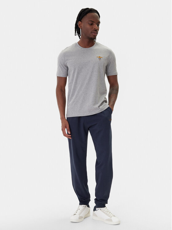 Aeronautica Militare Aeronautica Militare Camiseta 261TS1580UJ00372 Gris Regular Fit