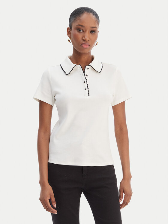 Morgan Morgan Polo 261-DLOLI Blanco Slim Fit