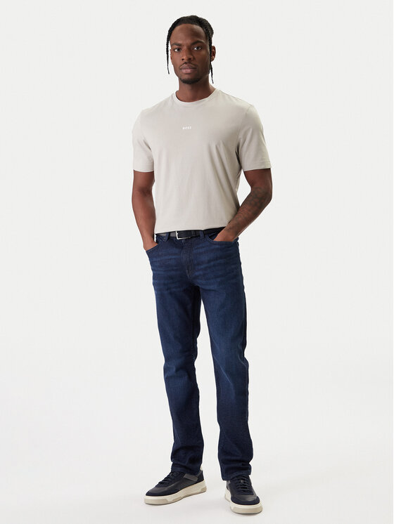 BOSS BOSS Camiseta Tchup 50473278 Beis Relaxed Fit