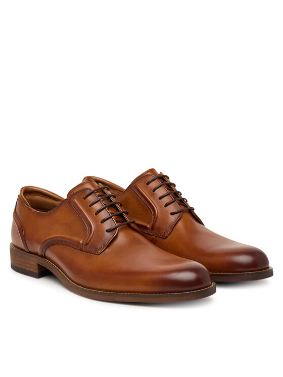 Clarks Туфлі Clarks CraftRemi Lace 26186389 Коричневий