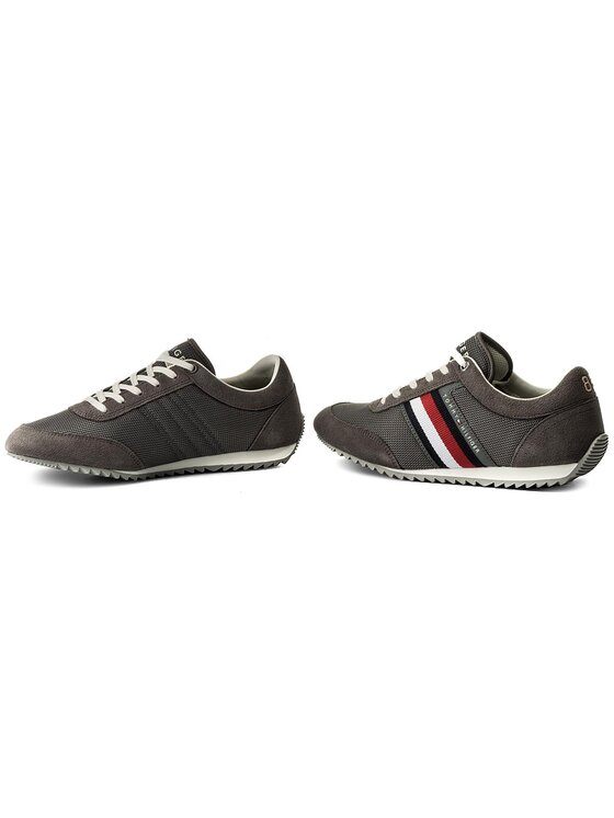 Tommy Hilfiger Zapatillas Tommy Hilfiger Corporate Material Mix Runner FM0FM01314 Gris