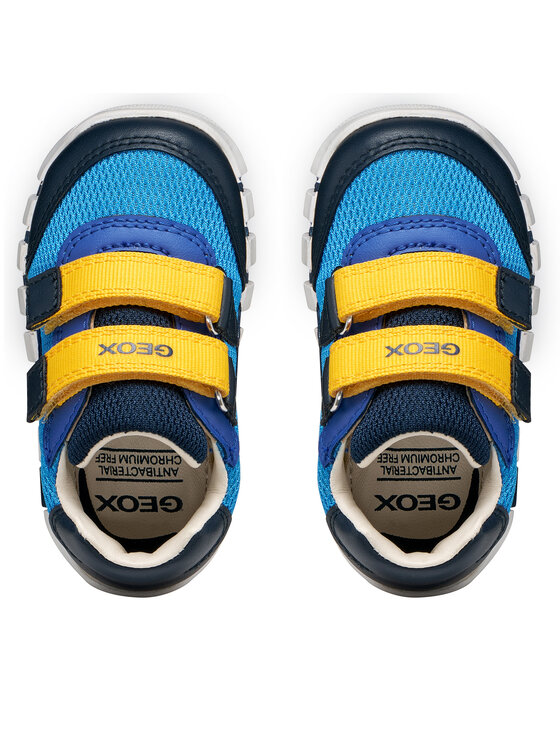 Geox Sneakersy Geox B Iupidoo Boy B3555C 01454 C4DF4 Niebieski