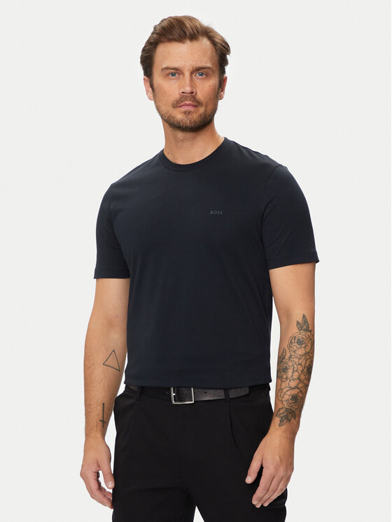 BOSS Boss Marškinėliai Thompson 50468347 Tamsiai mėlyna Regular Fit
