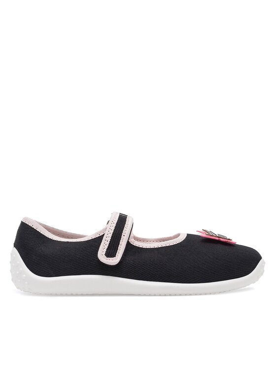 Nelli Blu Bačkory Nelli Blu BALERINKI MOTYL IV Černá