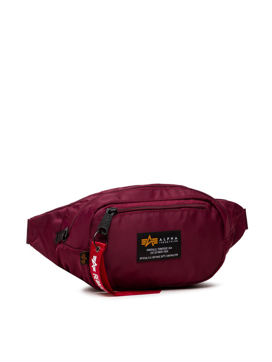 Alpha Industries Сумка на пояс﻿ Alpha Industries Crew Carry Bag 196923 Бордовий