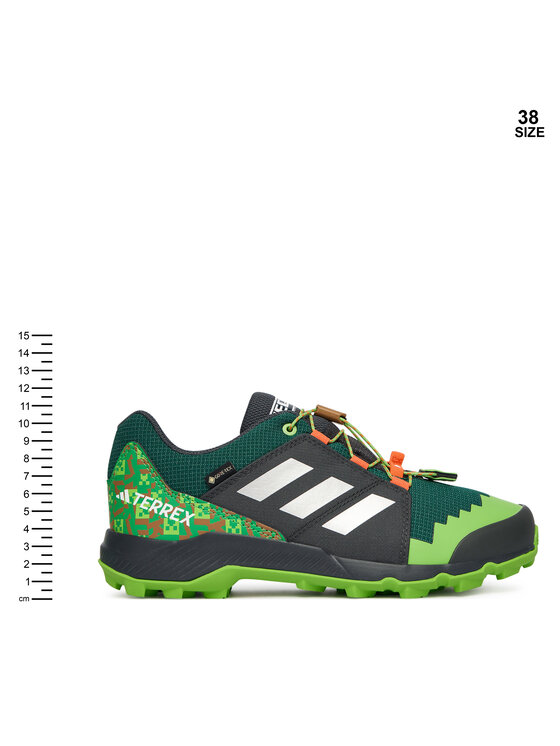 adidas Трекінгові черевики adidas Minecraft Terrex Gore-Tex Hiking JR1314 Зелений