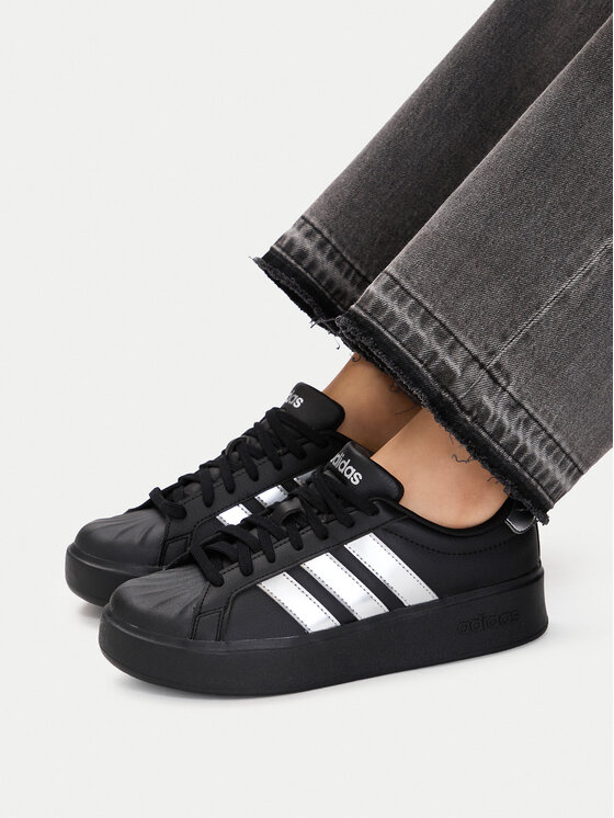 adidas Sneakersy adidas Streettalk Bold Shoes Junior KI1795 Czarny