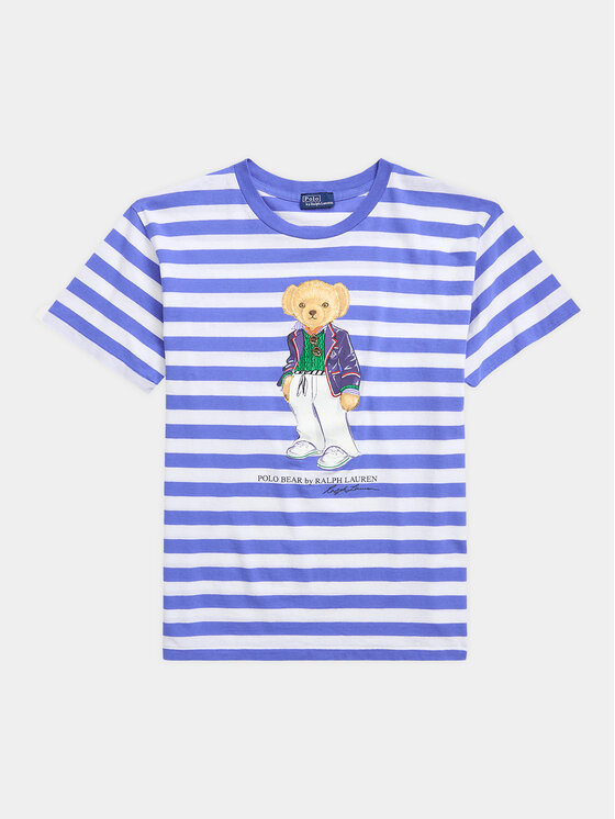 Polo Ralph Lauren Polo Ralph Lauren T-shirt Str Riv Br T 211924300001 Blu Regular Fit