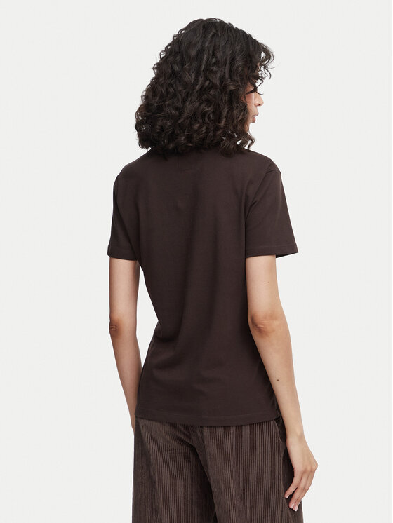 Beverly Hills Polo Club Beverly Hills Polo Club Camiseta P-SS26W-TS5165187 Marrón oscuro Regular Fit