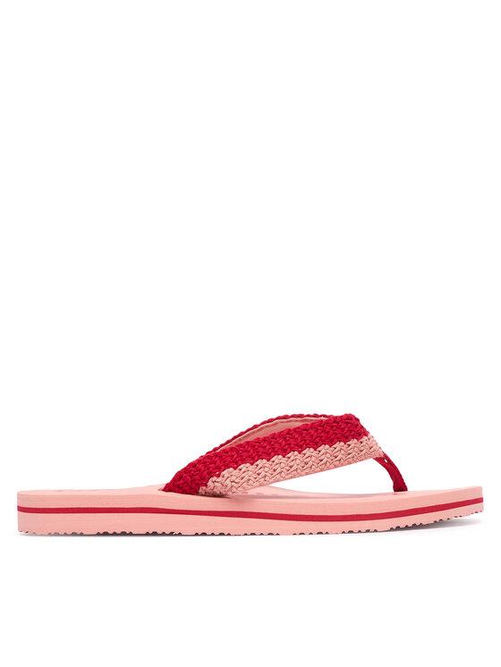Tommy Hilfiger Šlepetės per pirštą Tommy Hilfiger CROCHET SUMMER SANDA FW0FW09417 Rožinė