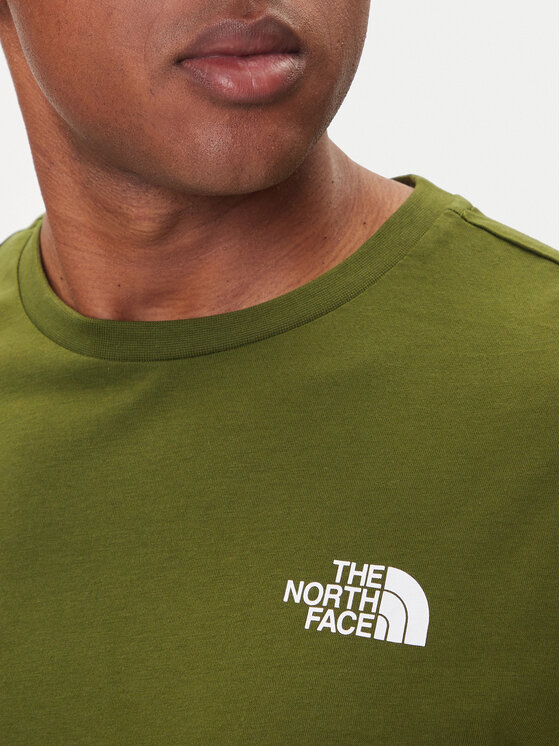 The North Face The North Face Camiseta Redbox NF0A87NP Verde Regular Fit