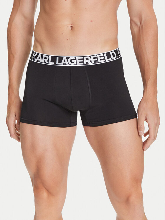 KARL LAGERFELD KARL LAGERFELD Conjunto de calzoncillos boxer A3M47010 Negro