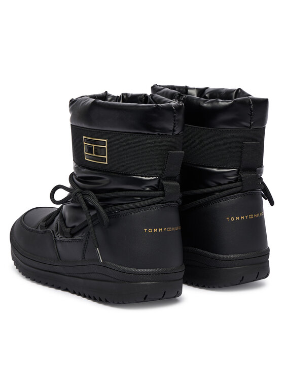 Tommy Hilfiger Snehule Tommy Hilfiger Snow Boot T3A5-34052-1474 D Čierna