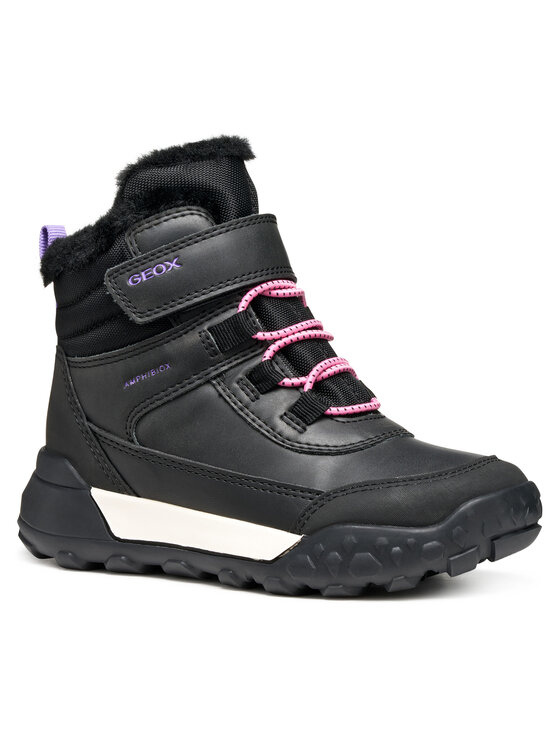 Geox Śniegowce Geox J Trekkyup B Ab J46M7A 0MEMS C9266 S Czarny