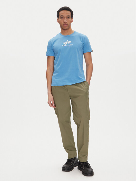 Alpha Industries Alpha Industries Футболка Basic 118533 Голубий Regular Fit