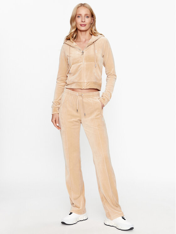 Juicy Couture Juicy Couture Pantalones de chándal Tina JCAPW045 Beis Regular Fit
