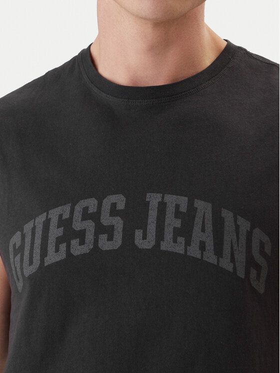 Guess Jeans Guess Jeans Tank top M6GPB2 K8FQ4 Crna Regular Fit