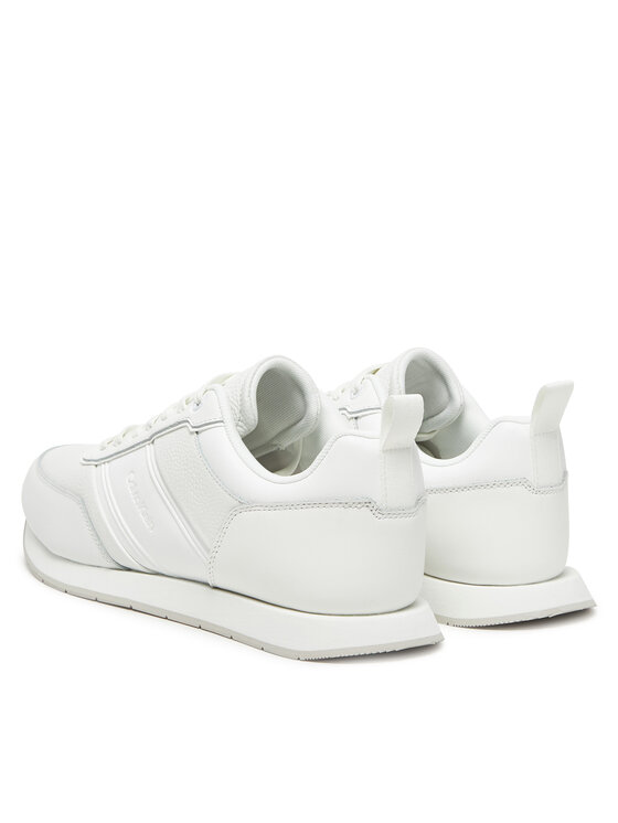 Calvin Klein Sneakers Calvin Klein Low Prof Runn Laceup Tape HM0HM01897 Bianco