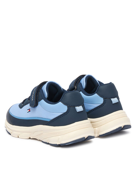 Tommy Hilfiger Sneakers Tommy Hilfiger Low Cut Lace-Up/Velcro Sneaker T1X9-35260-1844 M Albastru