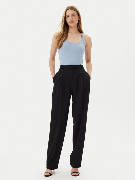 Morgan Morgan Топ 251-DIDOA Блакитний Slim Fit