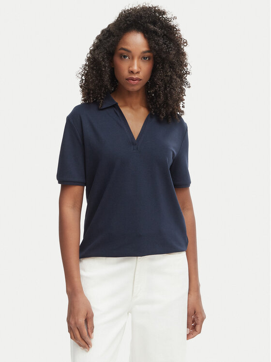 Tommy Hilfiger Tommy Hilfiger Polo WW0WW48720 Azul marino Relaxed Fit