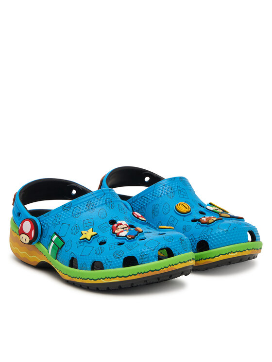 Crocs Шльопанці Crocs Super Mario Core Classic Clog Kids 212140 Кольоровий