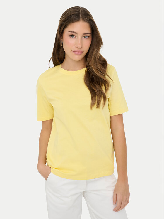 ONLY ONLY Camiseta Freja 15367970 Amarillo Regular Fit